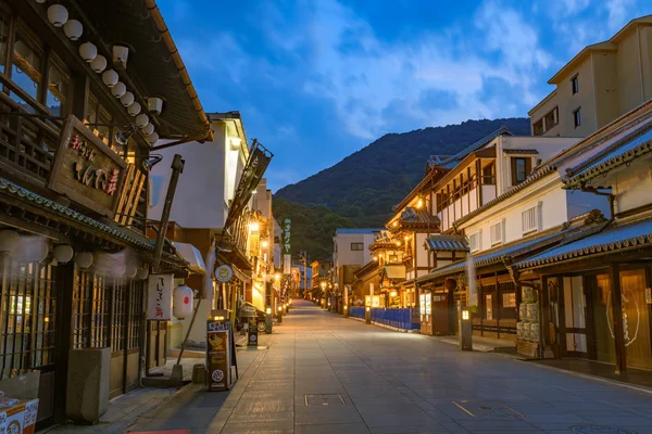 Historická ulice v Konpira, Kotohira, Kagawě, Japonsko — Stock fotografie