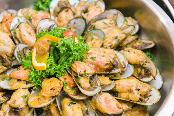 Mejillones de estilo chino — Foto de Stock