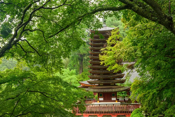 Tanzan jinja Shrine 13 legendarische Pagoda, Nara, Japan — Stockfoto