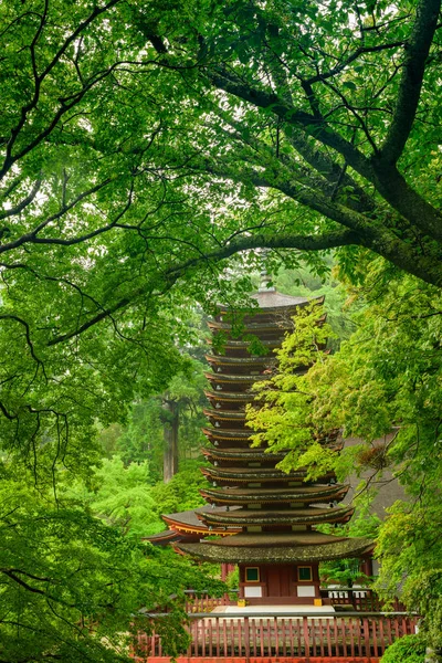 Tanzan Jinja Shrine 13 szintes Pagoda, Nara, Japán — Stock Fotó