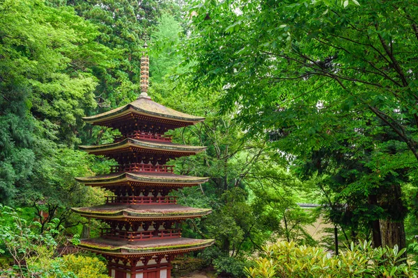 Wielka Pagoda w przyrodzie, uda, Nara, Japonia — Zdjęcie stockowe