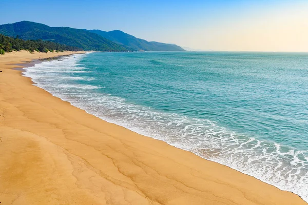 Beautiful Beach, Sanya, Hainan Island, Kína Stock Kép