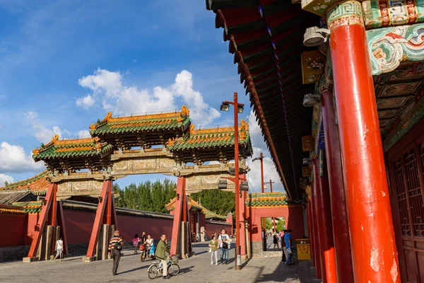 Portão, Palácio Imperial de Shenyang, China — Fotografia de Stock