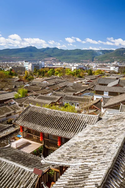 Lijiang paysage urbain antique de la ville, Yunnan, Chine Photos De Stock Libres De Droits