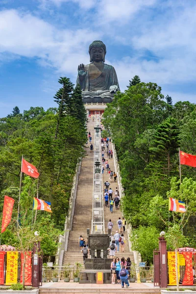 Tian Tan Buddha, Ngong Ping, Hongkong, China — Stockfoto