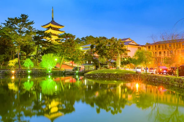 Pagoda, Tempio di Kofukuji, Nara, Giappone — Foto Stock