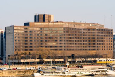 Budapest, Hungary, Feb 19, 2019 - Intercontinental hotel