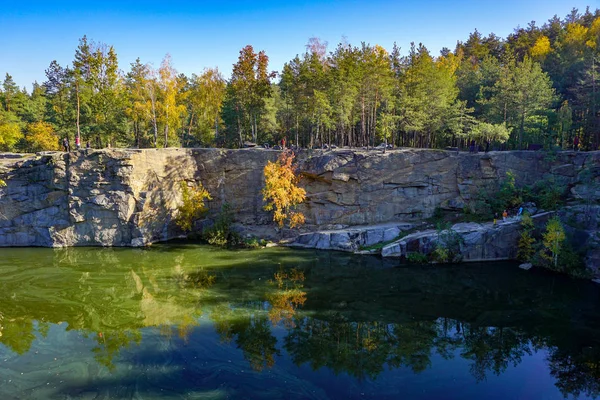 Korostyshevsky steengroeve, Zjytomyr region, Oekraïne. — Stockfoto