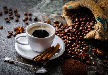 Eski arka plan üzerinde kahve siyah