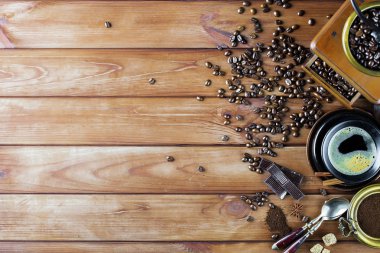 Eski arka plan üzerinde kahve siyah