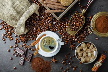 Eski arka plan üzerinde kahve siyah