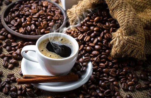 Caffè Nero Sfondo Vecchio — Foto Stock