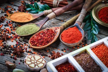 Baharat ve baharat gıda için