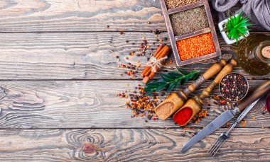 Baharat ve baharat gıda için