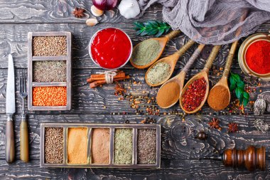 Baharat ve baharat gıda için