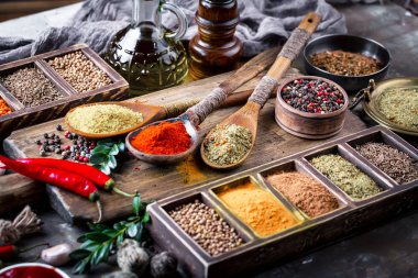 Baharat ve baharat gıda için