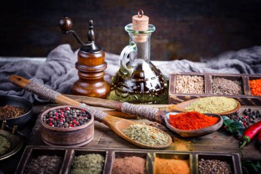 Baharat ve baharat gıda için