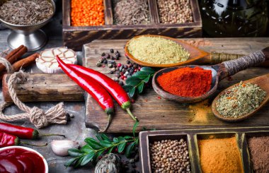 Baharat ve baharat gıda için
