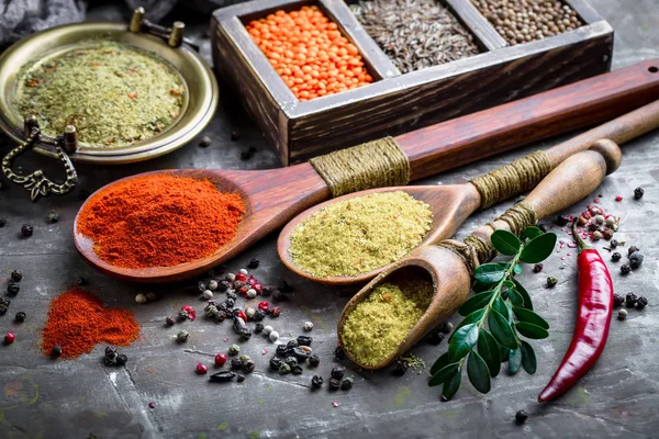 Spices Condiments Food — Stock Photo, Image