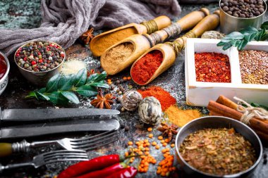 Baharat ve baharat gıda için