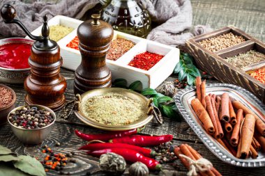 Baharat ve baharat gıda için