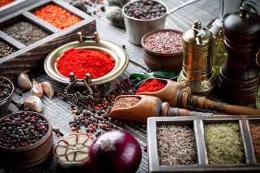 Baharat ve baharat gıda için