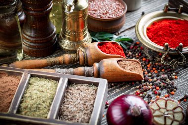 Baharat ve baharat gıda için