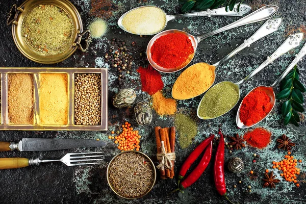 Épices Condiments Alimentaires — Photo