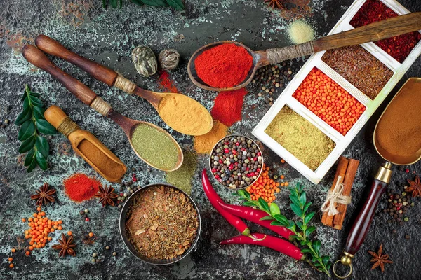 Spices Condiments Food — Stock Photo, Image