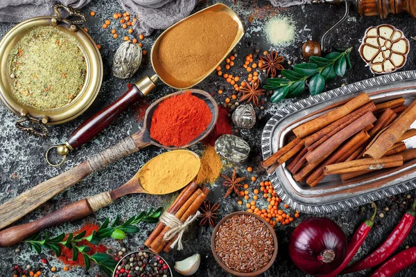 Spices Condiments Food — Stock Photo, Image