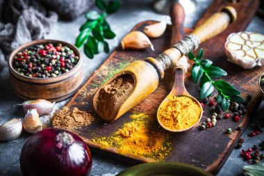 Baharat ve baharat gıda için