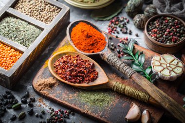 Baharat ve baharat gıda için
