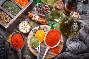 Baharat ve baharat gıda için