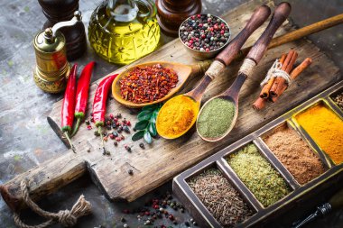 Baharat ve baharat gıda için