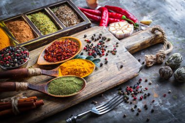 Baharat ve baharat gıda için