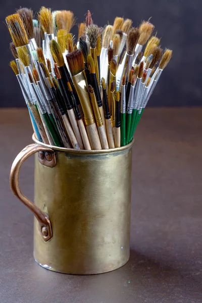 Paint Brushes Paints Drawing — Stock Photo, Image