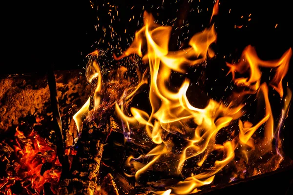 Leña Quemada Chimenea Cerca —  Fotos de Stock