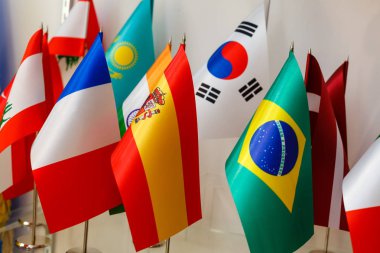 Dünyanın çeşitli bayrakların gruplandırma