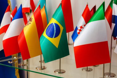 Dünya Ulusal bayrakları, yakın çekim