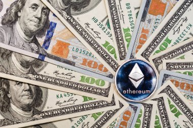 Ethereum kripto para birimi dolar notlar üzerinde