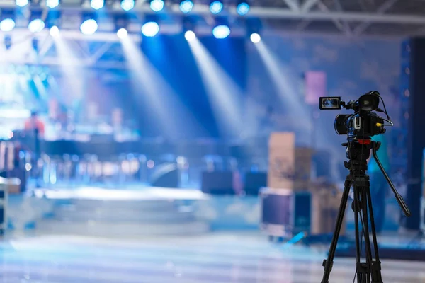 Escenario Vacío Con Luces Antes Del Concierto — Foto de Stock