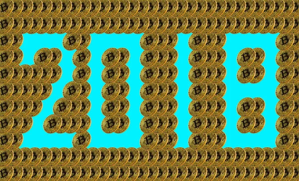 Bitcoin デジタル金通貨 — ストック写真