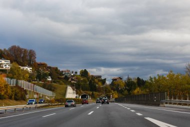 Tünel İsviçre yolda sürüş swiss yolda