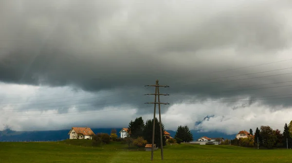 Utsikt Över Bergen Molnen — Stockfoto