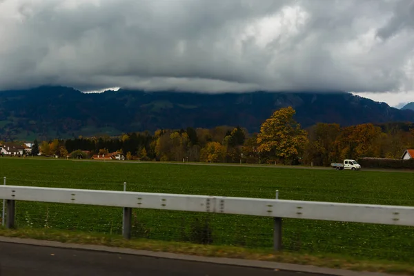 Pueblo Suiza Otoño — Foto de Stock