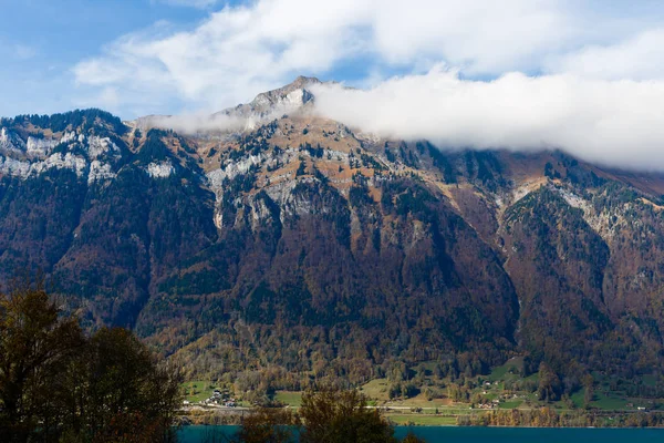 Uitzicht Bergen Berg Van Het Meer — Stockfoto