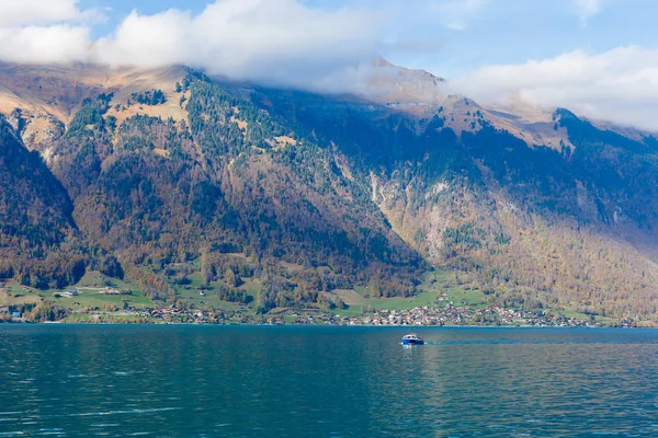 Meer Van Interlaken Herfst Tijd Zwitserland — Stockfoto