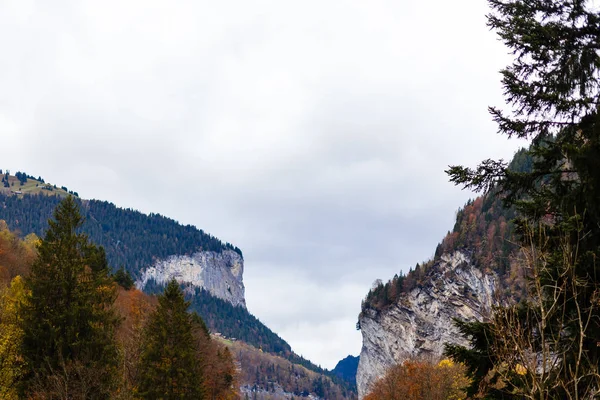 Вид Горы Осенью — стоковое фото