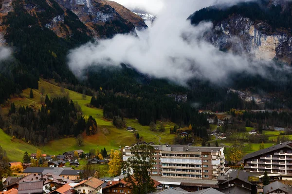 Sviçre Alplerindeki Dağ Manzarası — Stok fotoğraf
