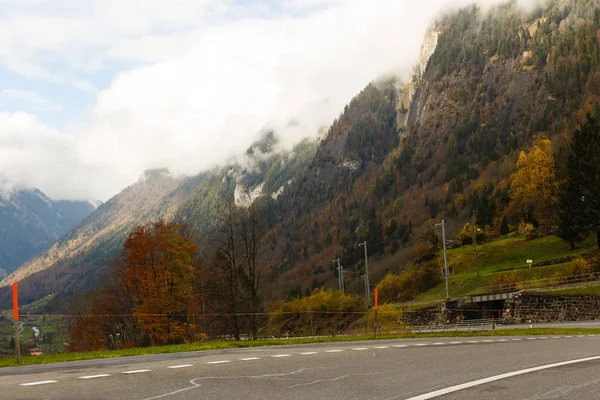 Гірській Дорозі Регіону Юнгфрау Швейцарія — стокове фото